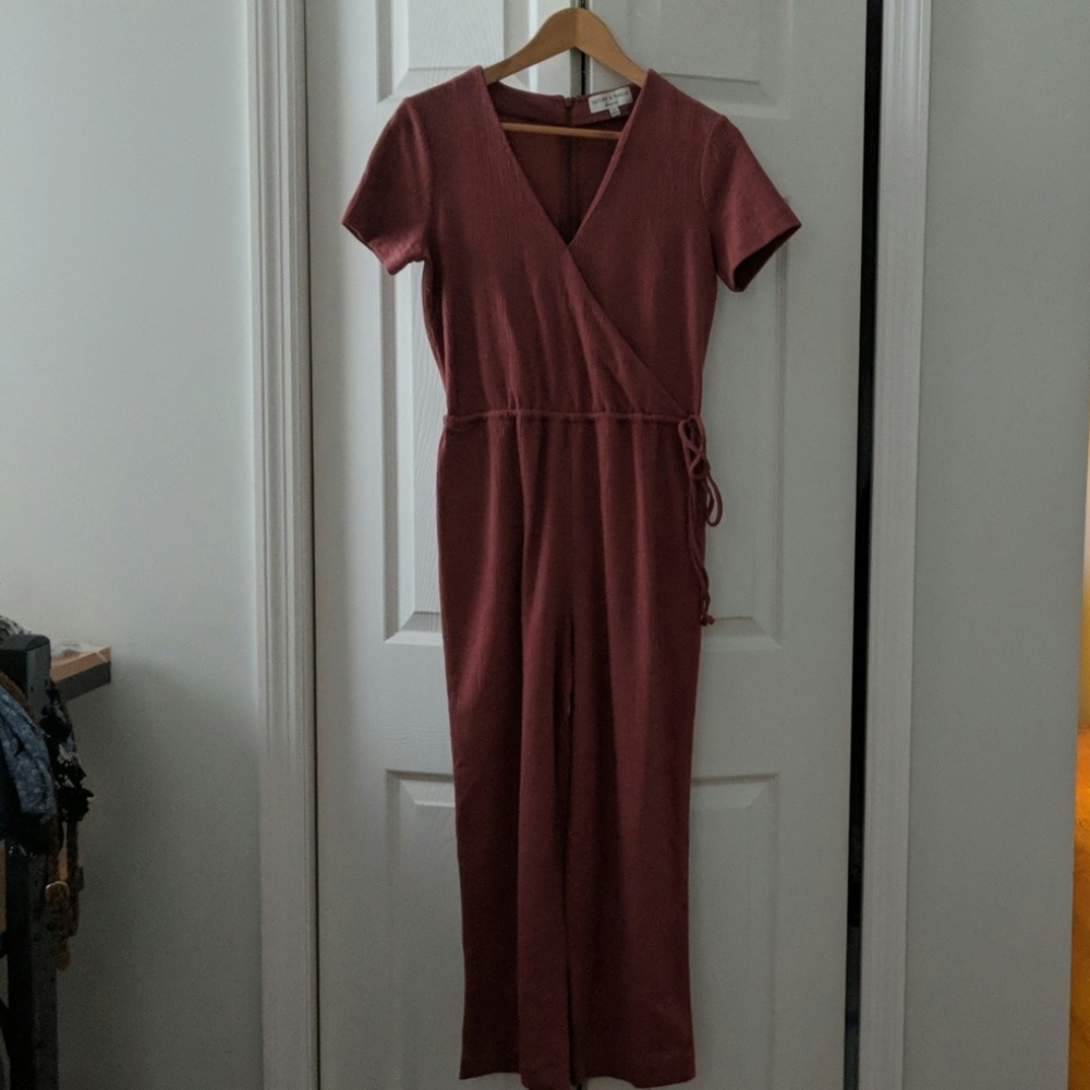Madewell XXS Texture & Thread Short Sleeve Jumpsui